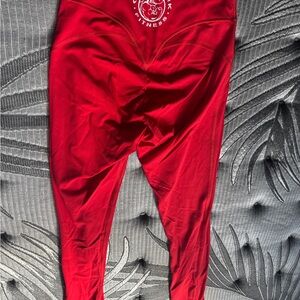 Gymshark Red Leggings for Active Comfort